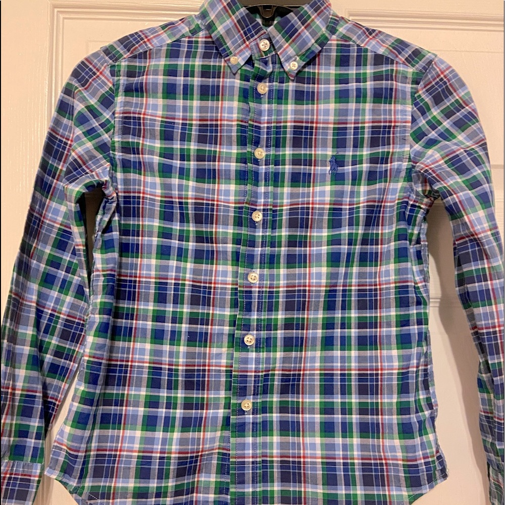 Ralph Lauren Youth Plaid Button-Down